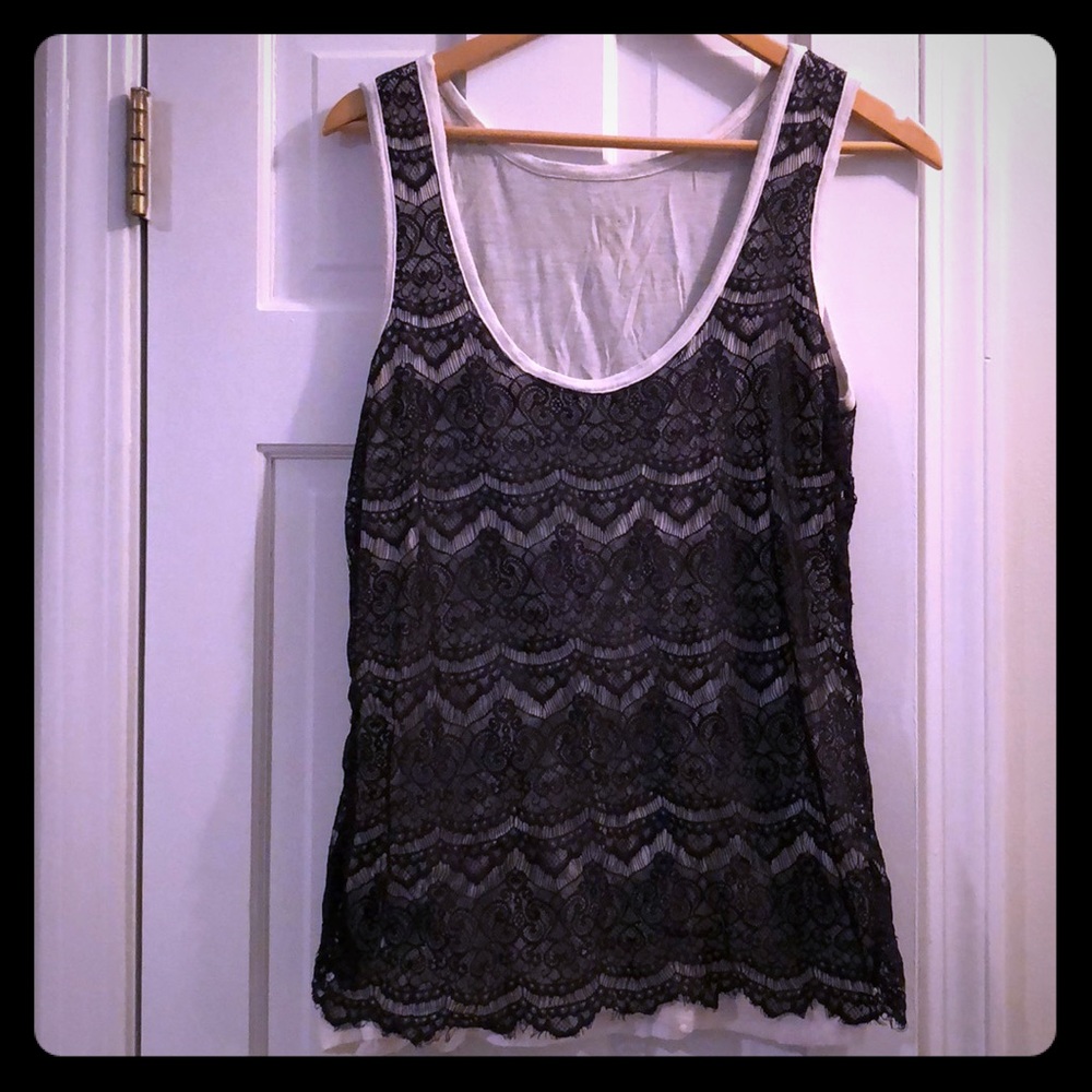 Mossimo lace tank top